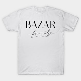 Bazar Family EST. 2020, Surname, Bazar T-Shirt